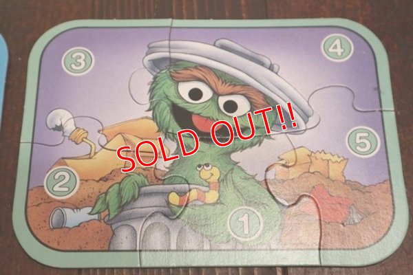 画像4: ct-190910-34 Sesame Street / Milton Bradley 1989 Number Puzzles Game