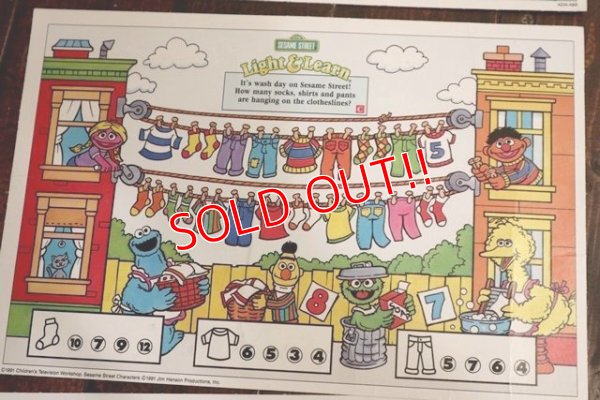 画像6: ct-190910-33 Sesame Street / Milton Bradley 1991 Light & Learn
