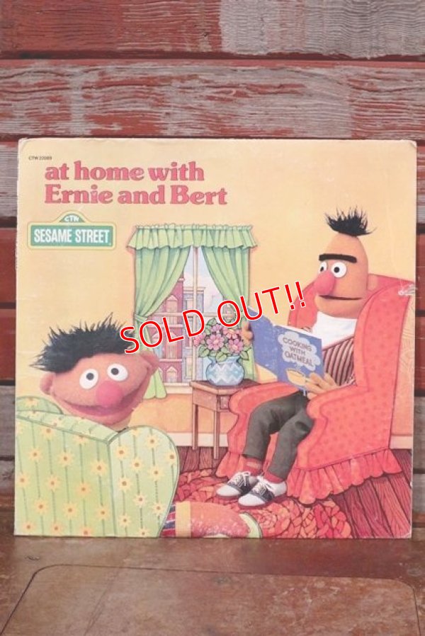 画像1: ct-150701-03 Sesame Street / at home with Ernie and Bert 1970's Record