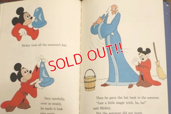 画像6: ct-191001-105 Mickey Mouse / Fantasia The Sorcerer's Apprentice 1970's Picture Book
