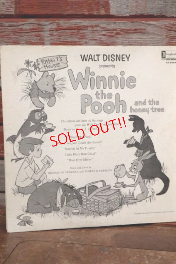 画像10: ct-190910-05 Winnie the Pooh and the honey tree 1970's Record & Book