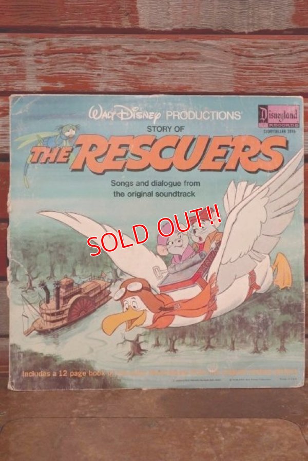 画像1: ct-190910-04 The Rescuers / 1970's Record & Book