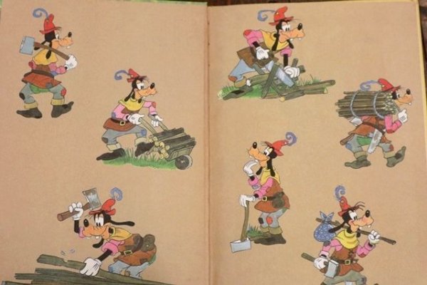画像2: ct-191001-106 Goofy and the Magic Axe 1980's Picture Book