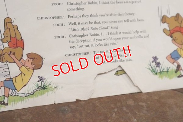 画像6: ct-190910-05 Winnie the Pooh and the honey tree 1970's Record & Book