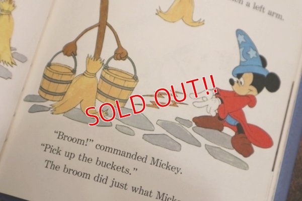 画像4: ct-191001-105 Mickey Mouse / Fantasia The Sorcerer's Apprentice 1970's Picture Book