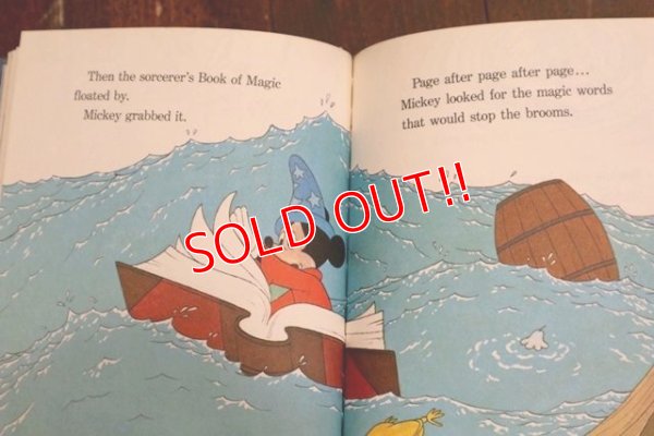 画像5: ct-191001-105 Mickey Mouse / Fantasia The Sorcerer's Apprentice 1970's Picture Book