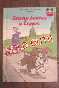 ct-191001-107 Scamp Learns a Lesson 1980's Picture Book