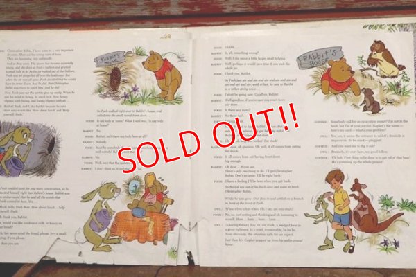 画像7: ct-190910-05 Winnie the Pooh and the honey tree 1970's Record & Book