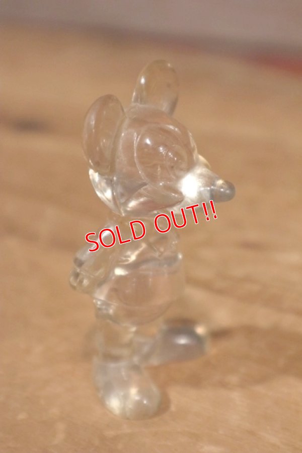 画像4: ct-191001-99 Mickey Mouse / 1970's Clear Plastic Figure