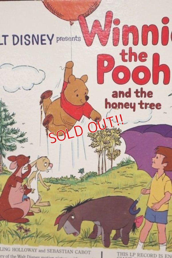 画像2: ct-190910-05 Winnie the Pooh and the honey tree 1970's Record & Book