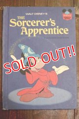 ct-191001-105 Mickey Mouse / Fantasia The Sorcerer's Apprentice 1970's Picture Book