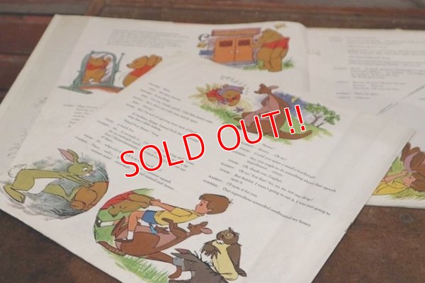 画像9: ct-190910-05 Winnie the Pooh and the honey tree 1970's Record & Book