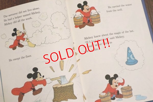 画像3: ct-191001-105 Mickey Mouse / Fantasia The Sorcerer's Apprentice 1970's Picture Book