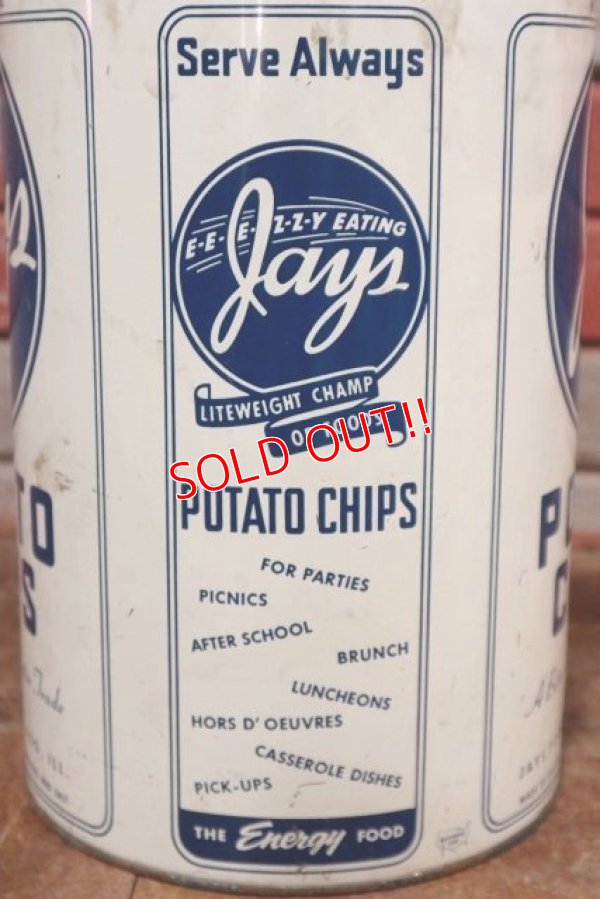 画像3: dp-191110-01 Jay's / Vintage Potato Chips Can