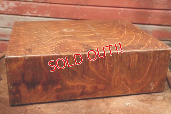 画像6: dp-191101-08 Vintage Wood Card Cabinet