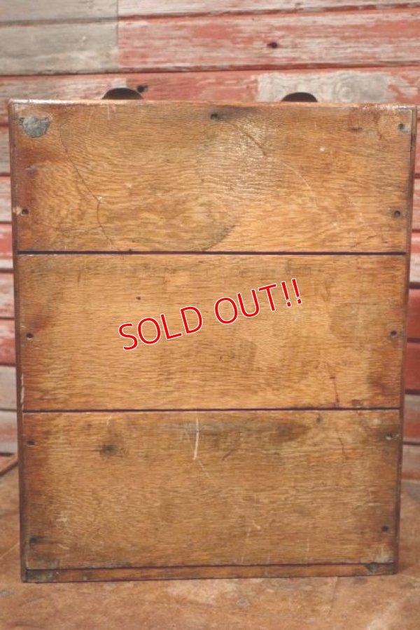 画像10: dp-191101-08 Vintage Wood Card Cabinet