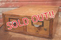 dp-191101-08 Vintage Wood Card Cabinet