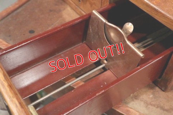 画像4: dp-191101-08 Vintage Wood Card Cabinet