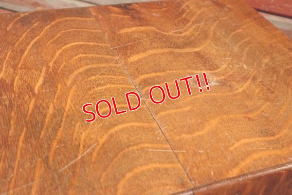 画像9: dp-191101-08 Vintage Wood Card Cabinet