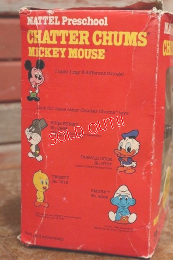 画像4: ct-191101-01 Mickey Mouse / Mattel 1970's Chatter Chums (Box)