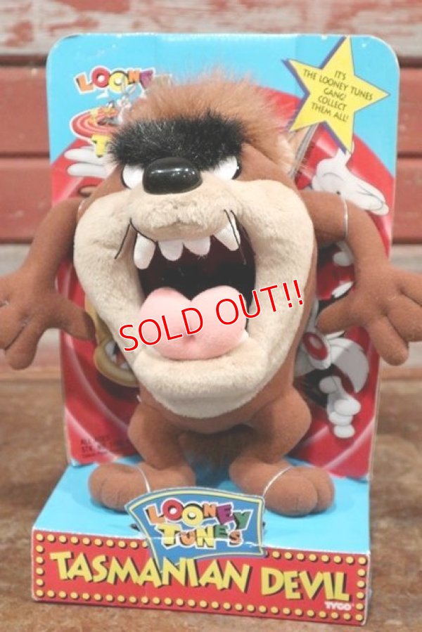 画像1: ct-191101-09 Tasmanian Devil / TYCO 1990's Plush Doll