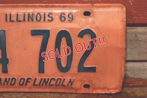 画像3: dp-191101-41 1960's License Plate "ILLINOIS"