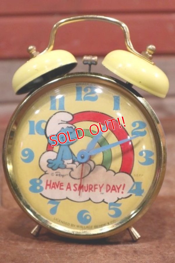 画像1: ct-191101-28 Smurf / 1980's Alarm Clock