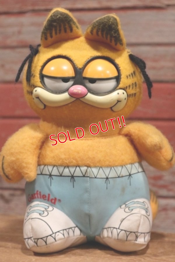 画像1: ct-191101-22 Garfield / Mattel 1980's Talking Plush Doll