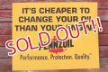 dp-191101-32 Pennzoil / 1990's Plastic Sign