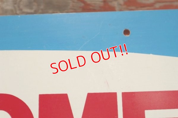 画像4: dp-191101-30 Pennzoil / 1990's W-side Plastic Sign "WELCOME"