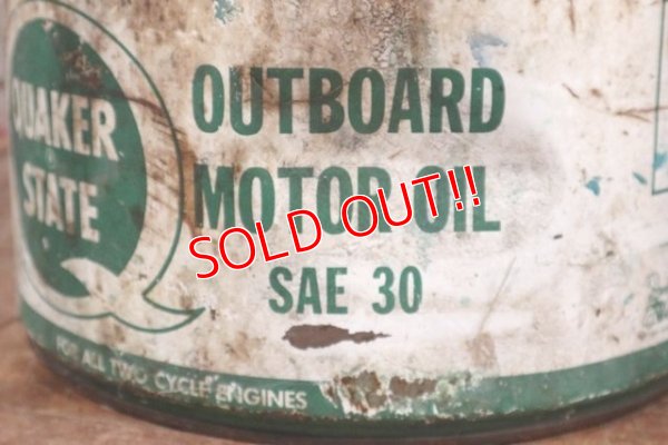 画像3: dp-191101-10 QUAKER STATE / 2 1/2 Gallons Outboard Motor Oil Can