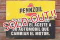 dp-191101-31 Pennzoil / 1990's W-side Plastic Sign