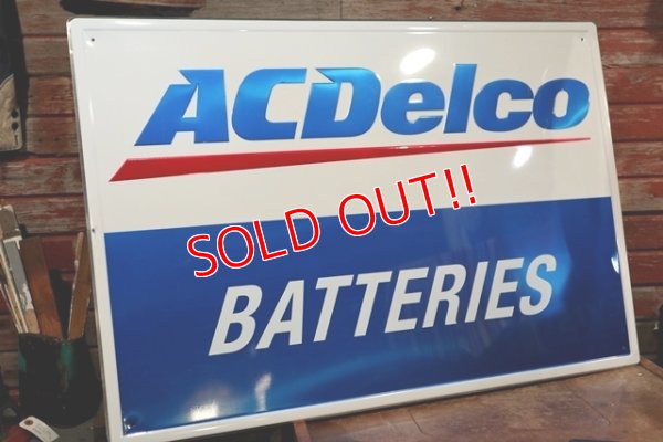 画像1: dp-191101-23 AC Delco / BATTERIES Sign