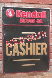 dp-191101-27 Kendall / 1980's CASHIER Sign