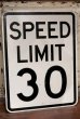 画像2: dp-191101-33 Road Sign "SPEED LIMIT 30" (2)