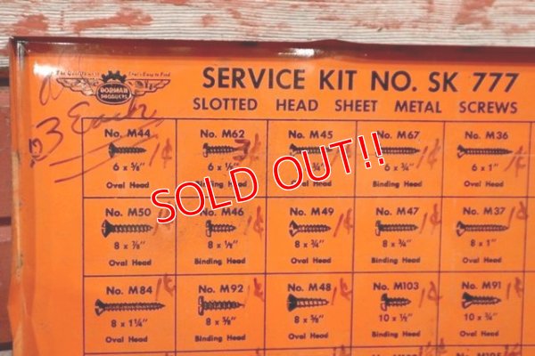 画像6: dp-191101-19 DORMAN / Sheet Metal Screws 1950's Parts Box