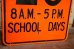 画像4: dp-191101-37 Road Sign "SPEED LIMIT 20 8 A.M.-5 P.M. SCHOOL DAYS " (4)