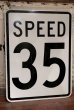 画像1: dp-191101-34 Road Sign "SPEED 35" (1)