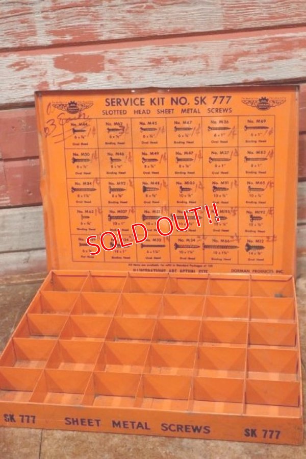 画像5: dp-191101-19 DORMAN / Sheet Metal Screws 1950's Parts Box