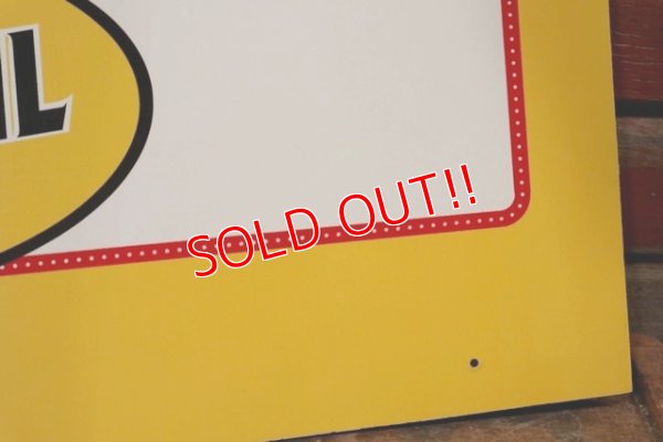 画像5: dp-191101-28 Pennzoil / 1990's W-side Plastic Sign "WELCOME"