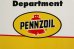 画像2: dp-191101-28 Pennzoil / 1990's W-side Plastic Sign "WELCOME" (2)