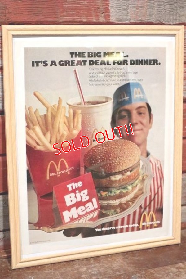 画像1: dp-191201-18 McDonald's / 1971 "The Big Meal" Advertisement