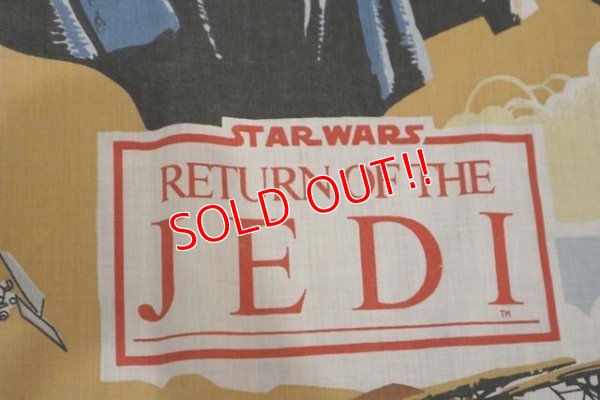 画像8: ct-191201-23 STAR WARS RETURN OF THE JEDI / 1983 Flat Sheet (Twin)