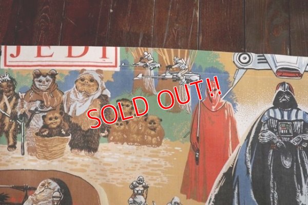 画像9: ct-191201-23 STAR WARS RETURN OF THE JEDI / 1983 Flat Sheet (Twin)
