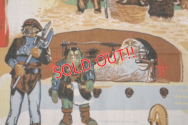 画像6: ct-191201-23 STAR WARS RETURN OF THE JEDI / 1983 Flat Sheet (Twin)