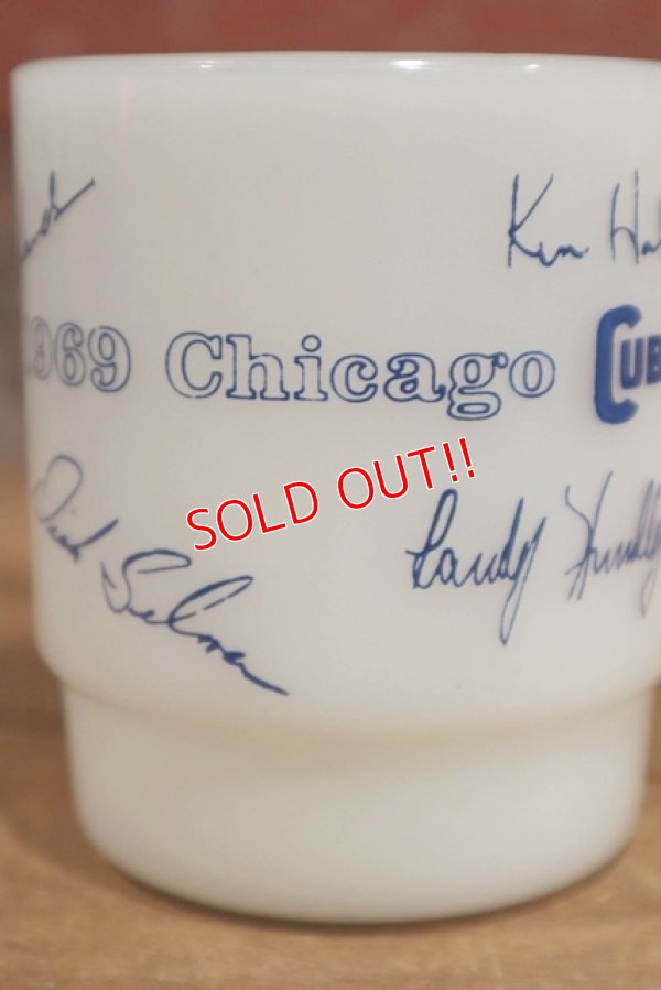 画像4: kt-191201-03 Chicago Cubs 1969 Battery / Fire King 1960's Mug