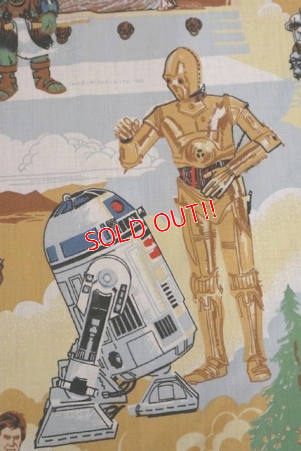 画像3: ct-191201-23 STAR WARS RETURN OF THE JEDI / 1983 Flat Sheet (Twin)