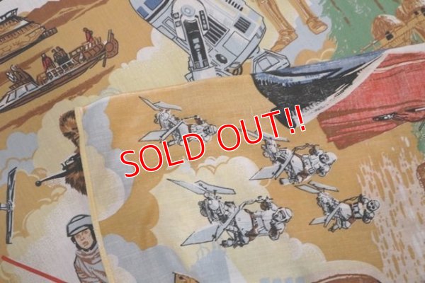 画像10: ct-191201-23 STAR WARS RETURN OF THE JEDI / 1983 Flat Sheet (Twin)