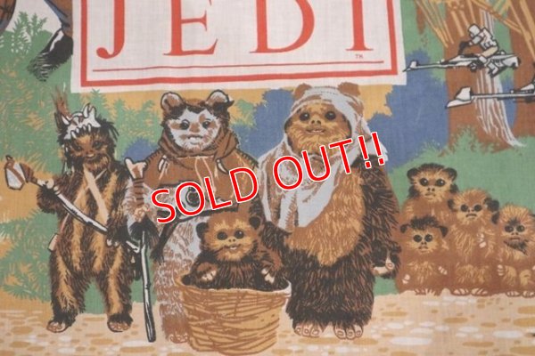 画像5: ct-191201-23 STAR WARS RETURN OF THE JEDI / 1983 Flat Sheet (Twin)