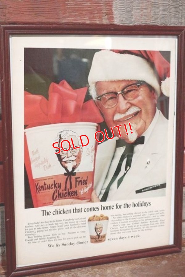 画像1: dp-191201-15 Kentucky Fried Chicken(KFC) / 1960's Advertisement